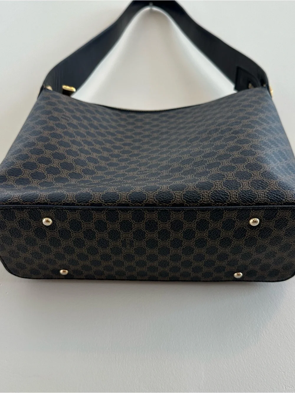 CELINE Macadam Triomphe Shoulder Bag - Vintage